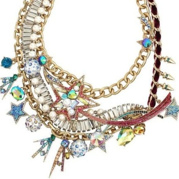 Betsey Johnson Jewelry - NWT Betsey Johnson CELESTIAL STARLET DRAMA NECKLACE
